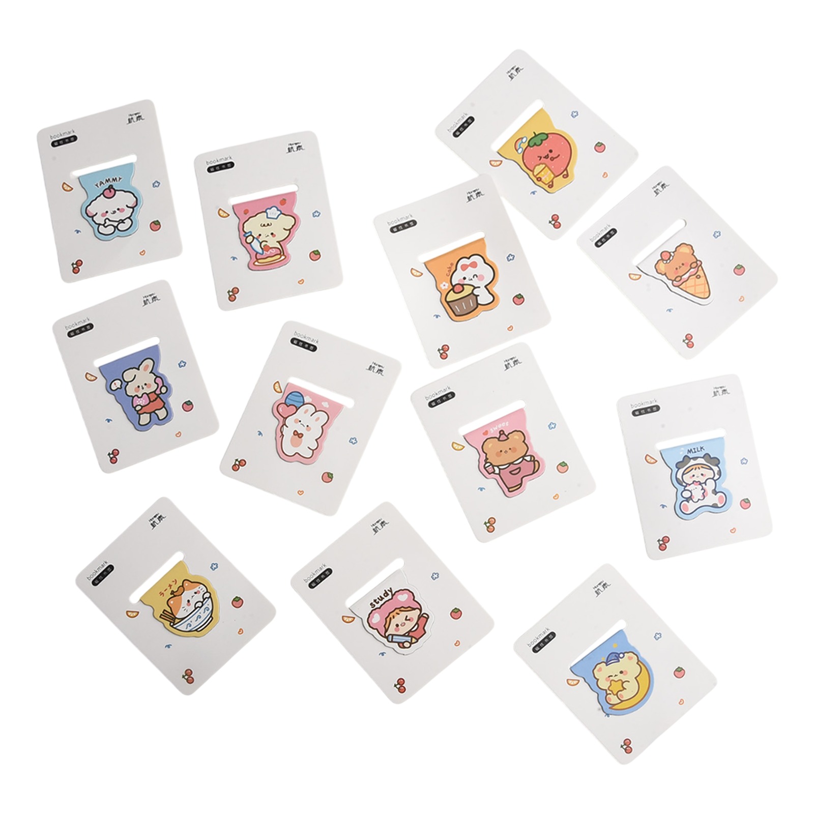 Paperclip Magnetic Set - 독서 사무실 학교 파일 정리용 클립