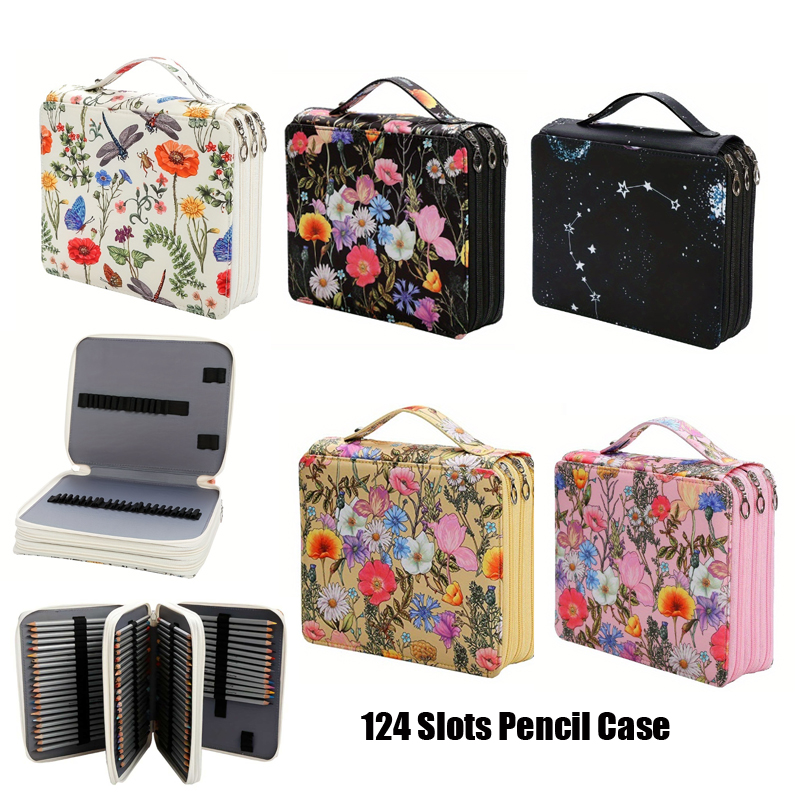 여아용 대용량 펜 상자, 124 슬롯 필통, 학교 필통 - Pencil Case Large 리뷰 및 가격