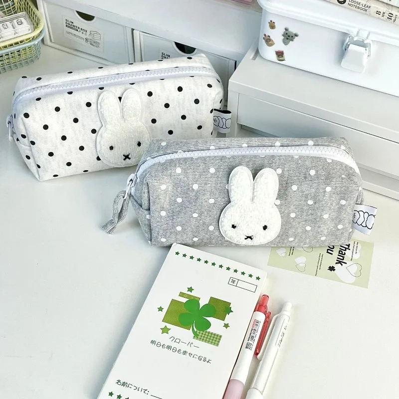 미피 토끼 귀여운 창의적인 만화 패턴 학습용 문구류,  - Pencil Case Large 리뷰 및 가격