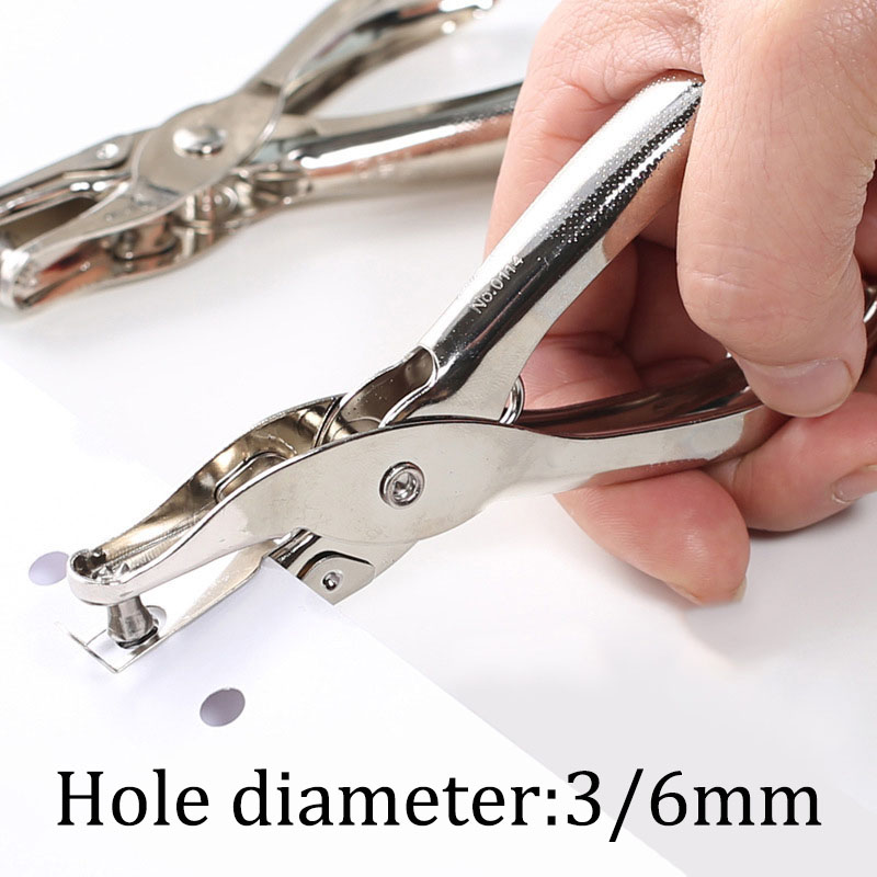 휴대용 금속 문구류 원형 구멍 직경 3/6mm 홀 펀치 - Paper Punch 3 Hole 리뷰 및 가격